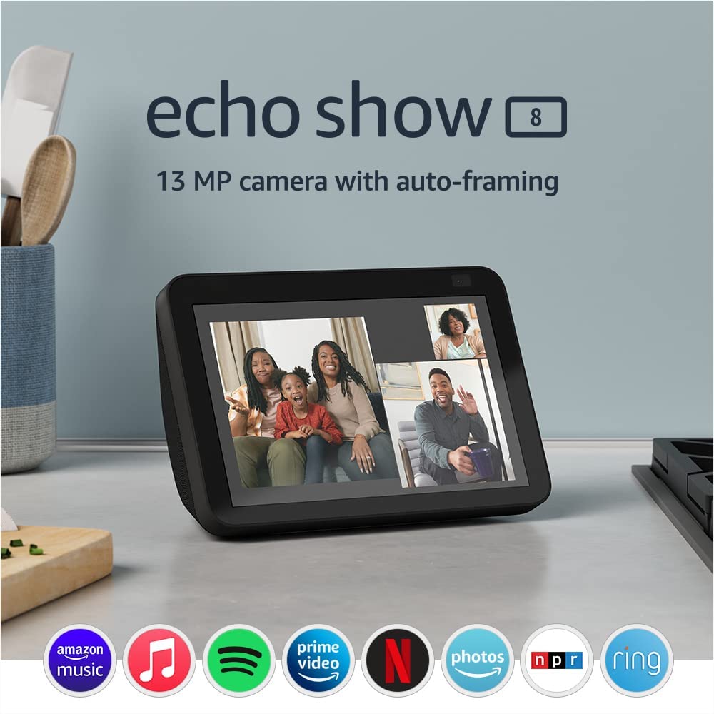 Parlante Echo Show 8  2da Generación Negro - Promart