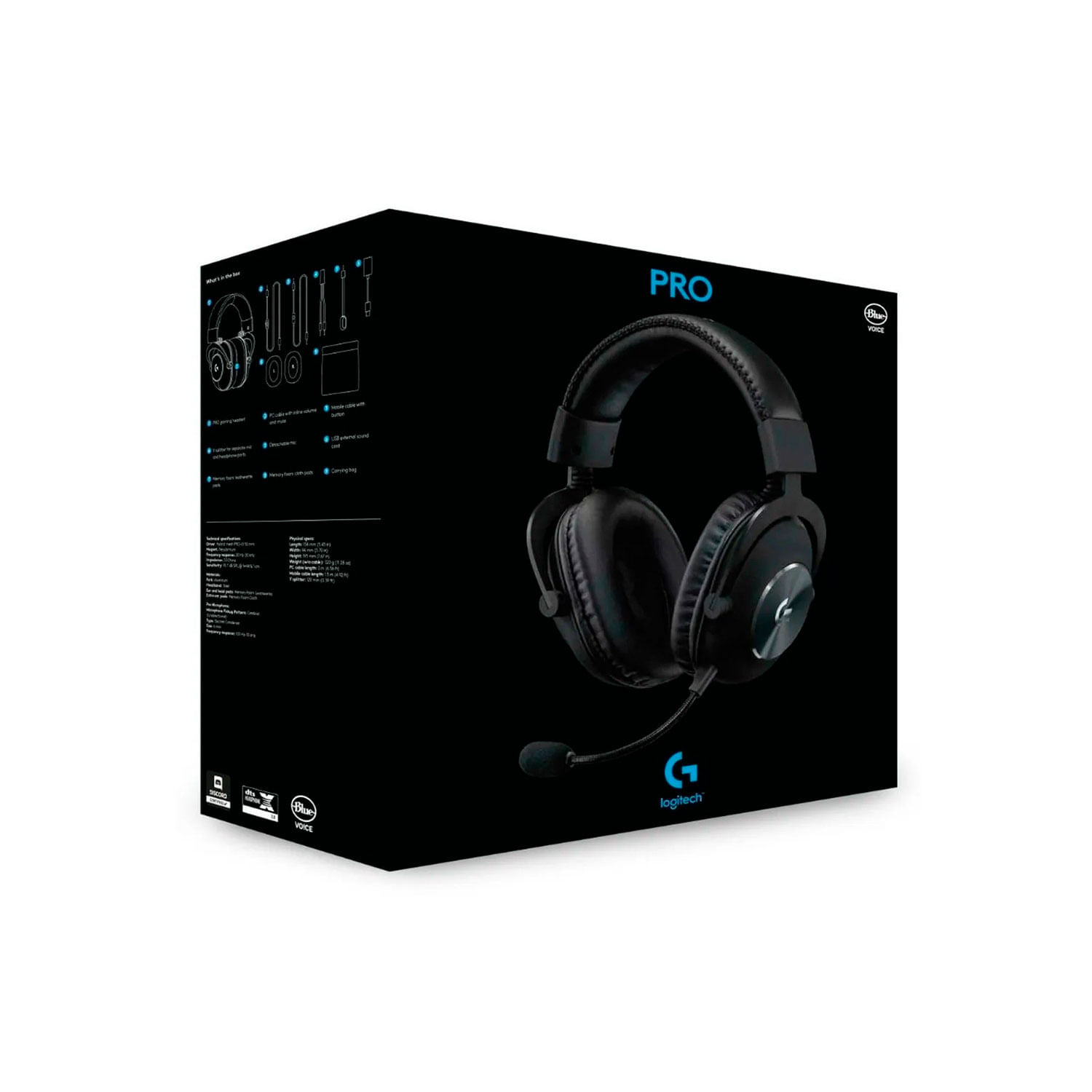 Audifono Gamer/Micro Logitech G Pro X Black