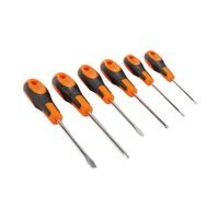 Juego de Destornilladores Bahco Serie 600 de Acero con Mango de Goma