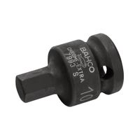 Dado destorn. 6mm Hex. Impacto Enc 1/2 Bahco
