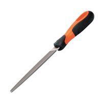 Lima Plana Punta 10"" Basto con Mango Bahco