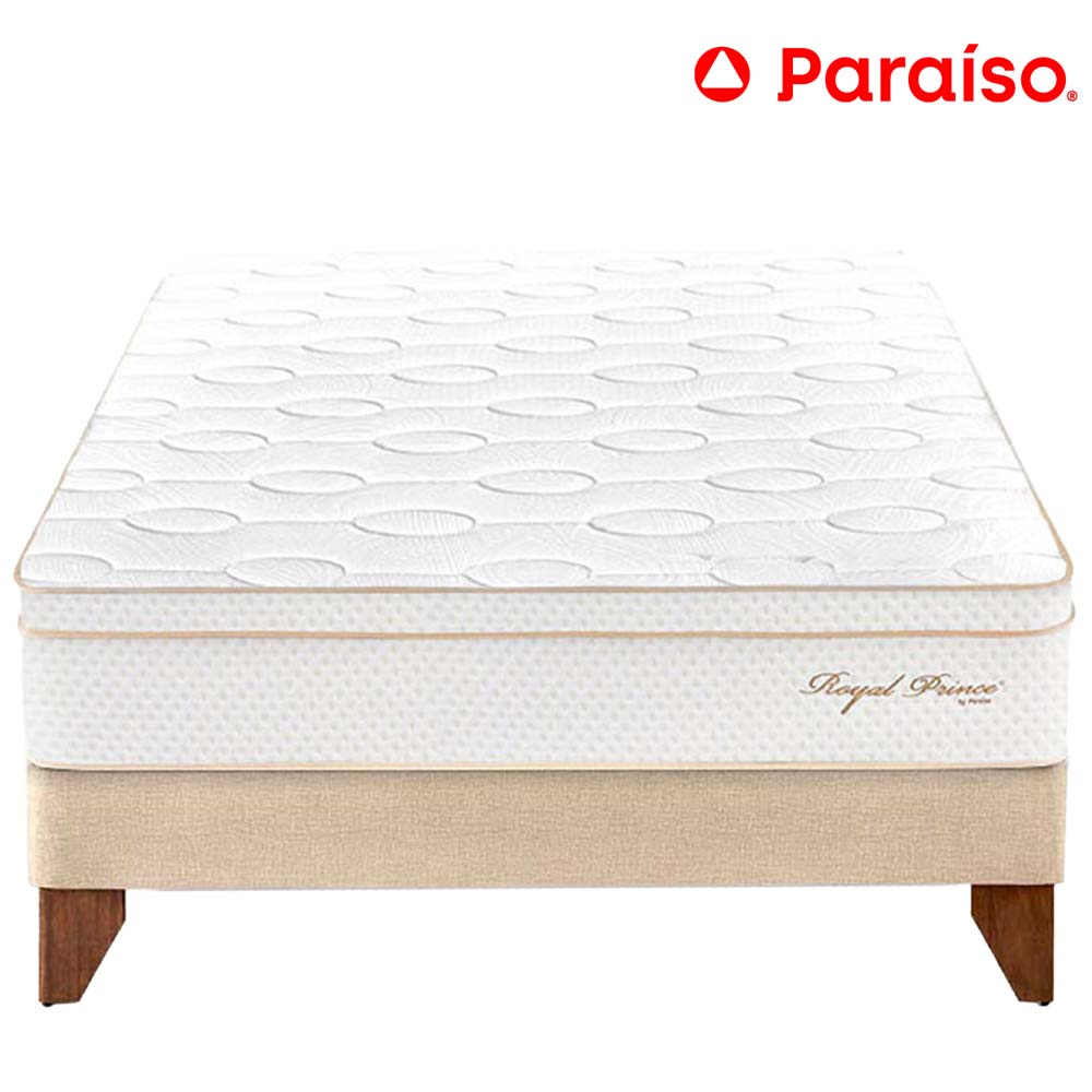 Cama Europea PARAISO Royal Prince King Champagne