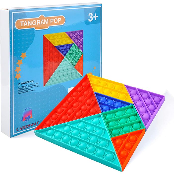 Tangram Educativo Pop It Piezas Promart