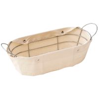 Cesta para Pan VIVA HOME Rectanfular C/Canvas
