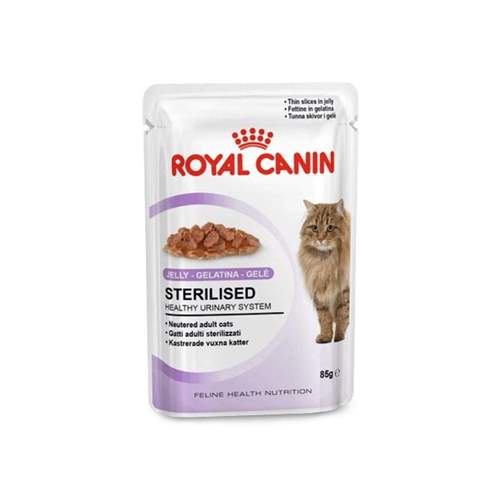 Royal canin gelatina super premium para gatos esterilizados x 12Un x