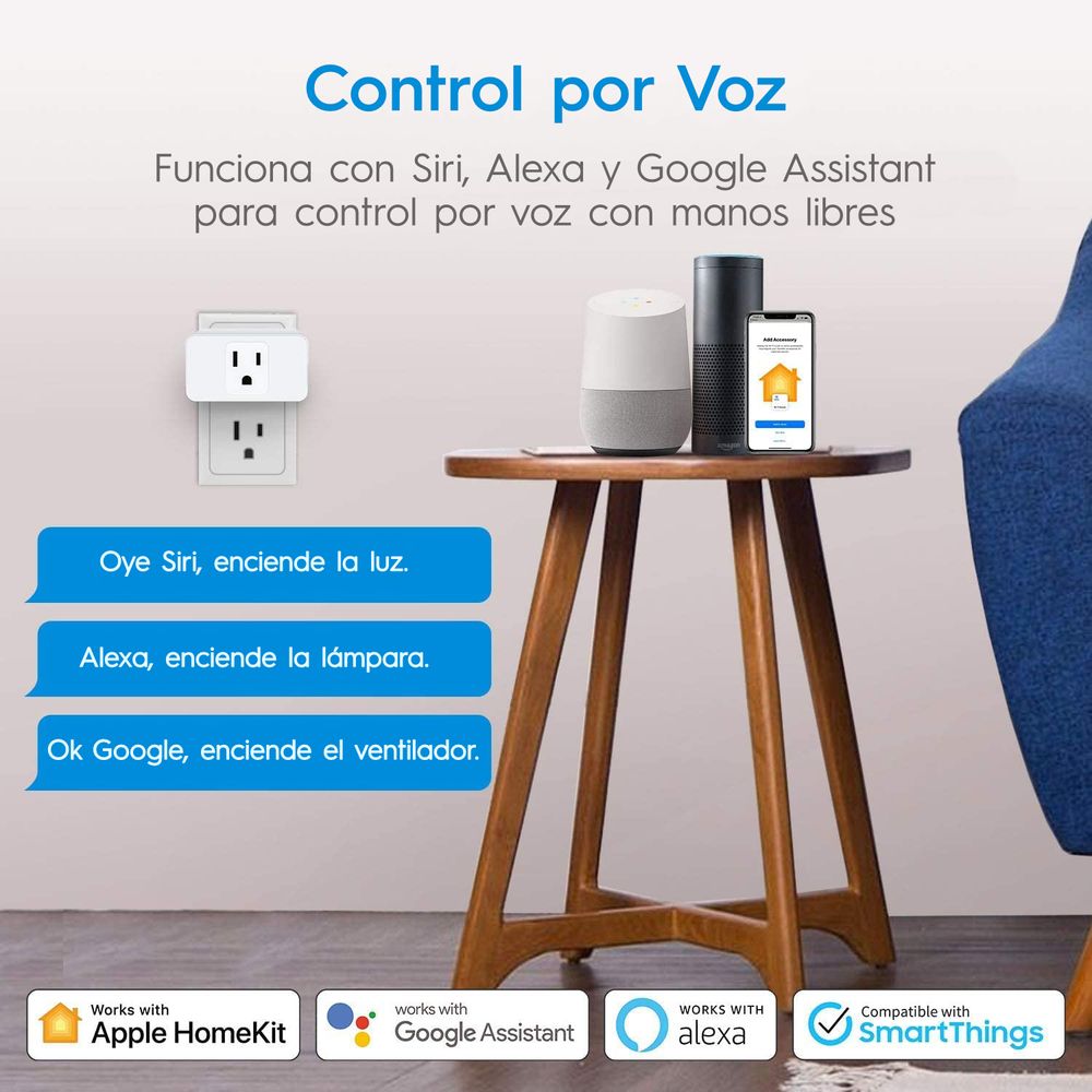 Enchufe Tomacorriente Inteligente Smart 15a Teros Wifi Alexa