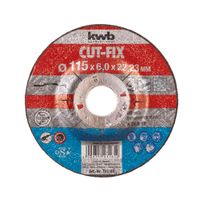 Disco de Desbaste KWB Modelo 793165 de Óxido de Aluminio 115x6mm
