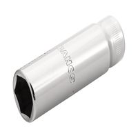 Dado Hexagonal Bahco Larg.enc 1/2 de Acero Cromado Pulido 18mm