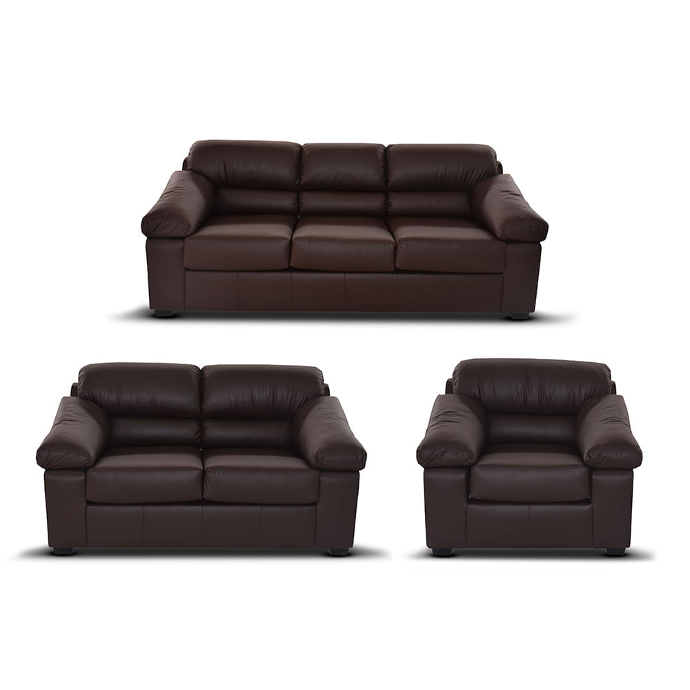 Juego Sala Durham 3-2-1 Marron Juego Sala Durham 3-2-1 Marron