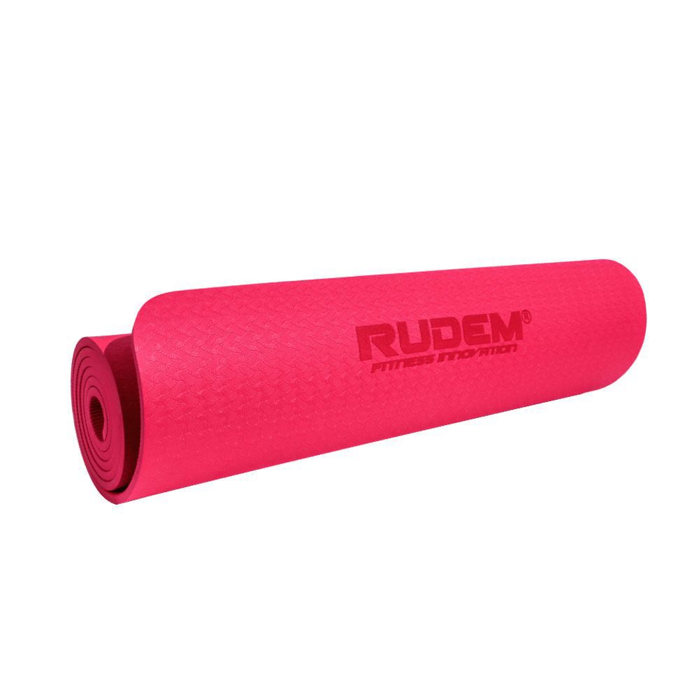 Mat De Yoga Rojo Rudem 6 mm Mat De Yoga Rojo Rudem 6 mm