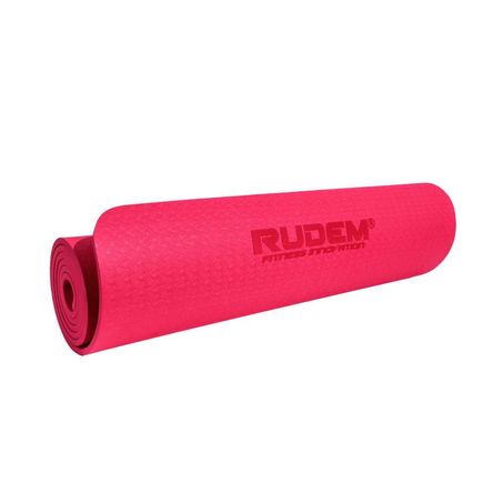 Mat De Yoga Rojo Rudem 6 mm