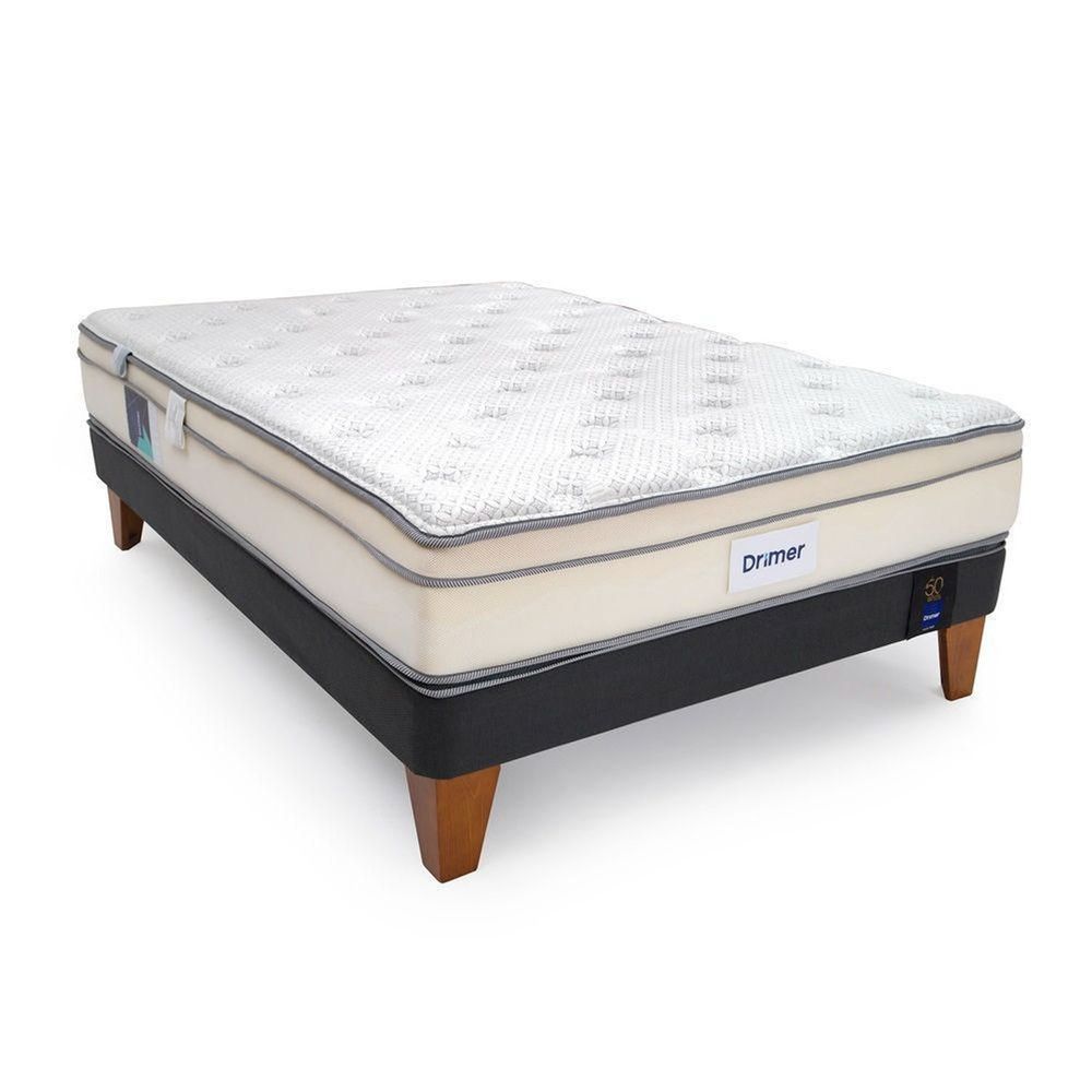 Cama Gold Pocket Dream 2 Plazas + 2 Almohadas