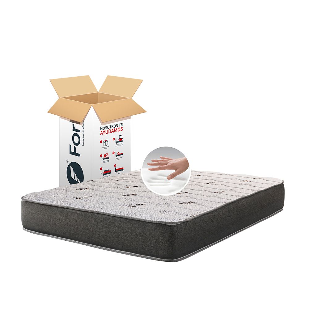 Colchón Forli In Box Memory Foam 2 Plazas