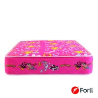 Colchón Forli Looney Tunes Rosad 1.5 Plazas + 1 Almohada + 1 Protector