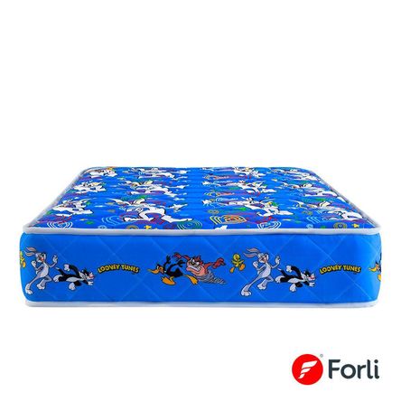 Colchón Forli Looney Tunes Azul 1.5 Plazas Colchón Forli Looney Tunes Azul 1.5 Plazas