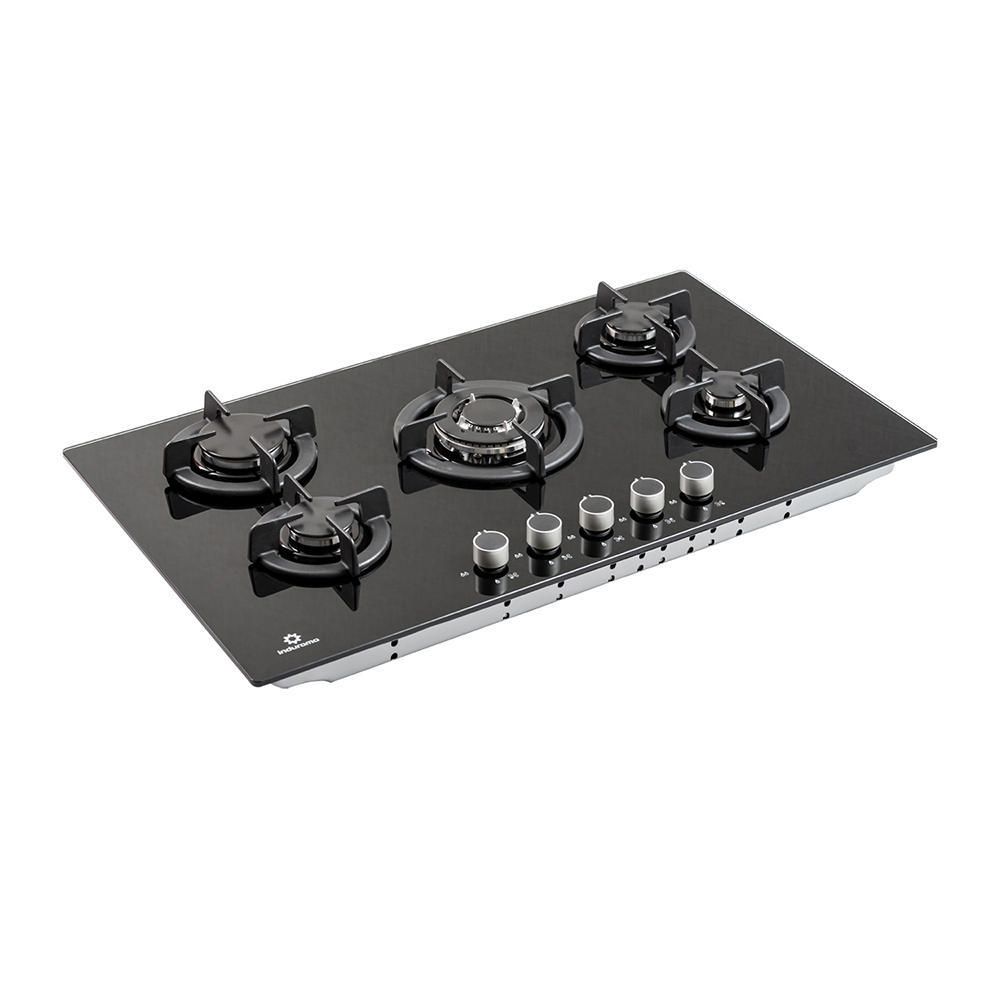 Cocina Empotrable EGI-905VDNEG 5 Hornillas Negro - Promart