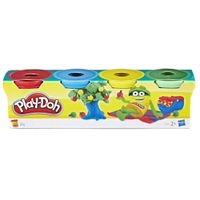 Masas y Plastilinas Play Doh Core Pack de 4 latas roja, amarilla, azul y verde