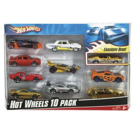 Hot Wheels Paquete De 10 54886 Hot Wheels Paquete De 10 54886