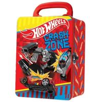 Case Metálico Rojo Para Guardar 18 Hot Wheels
