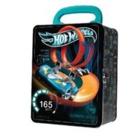 Case Metálico Negro Para Guardar 18 Hot Wheels