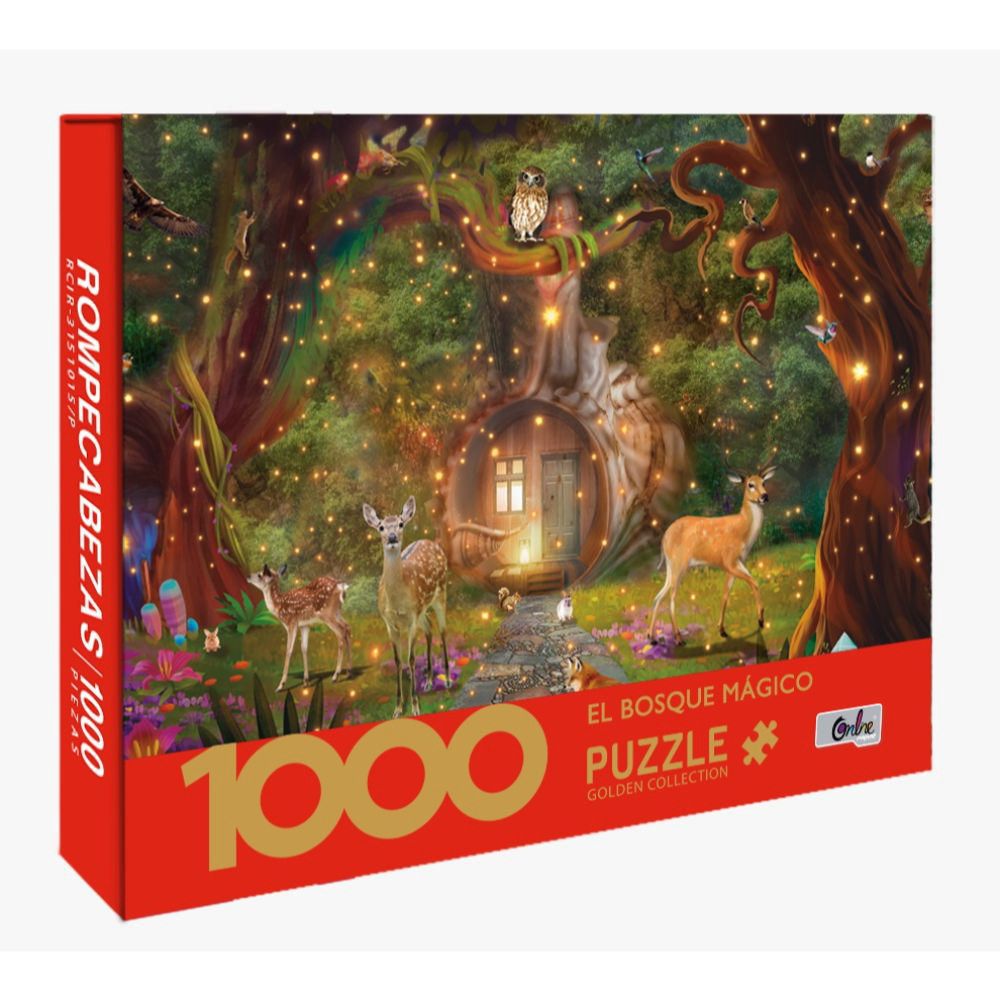 Rompecabezas X 1000 Pzas Bosque Magico Rompecabezas X 1000 Pzas Bosque Magico