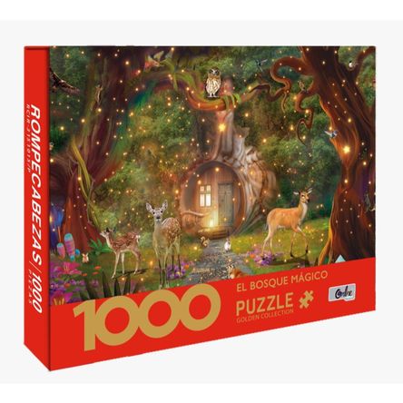 Rompecabezas X 1000 Pzas Bosque Magico Rompecabezas X 1000 Pzas Bosque Magico