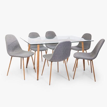 Juego De Comedor Tokio 6 Sillas