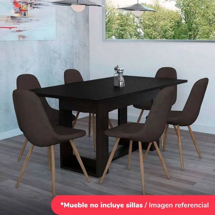 Mesa de Comedor Volterra 160 - Wengue Mesa de Comedor Volterra 160 - Wengue