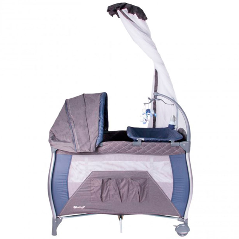 Cuna Corral Ebaby Napy Azul