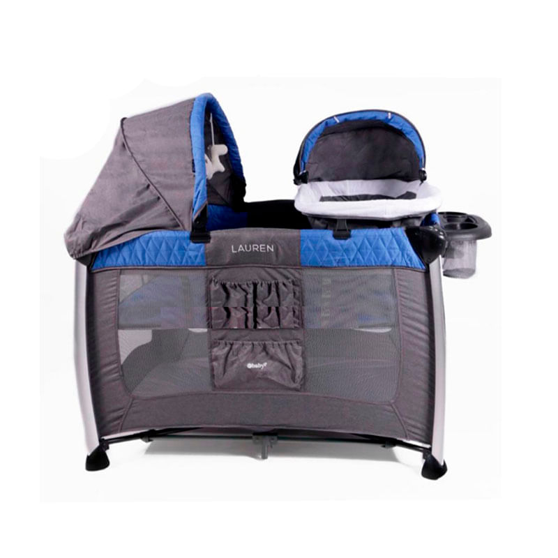 Cuna Corral Ebaby Lauren Azul
