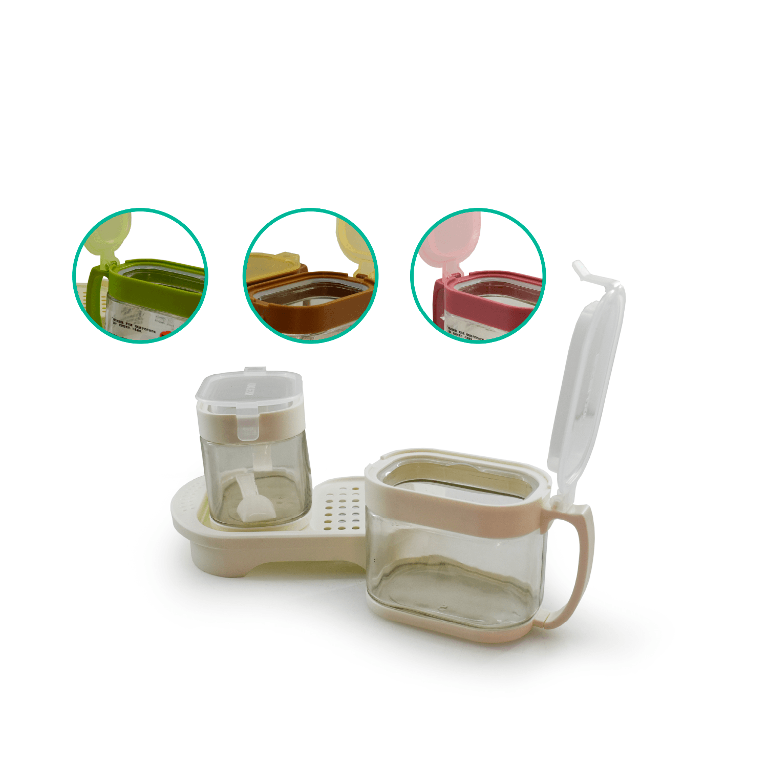 Set de Condimentero ( 2pcs) Micaze 400ml