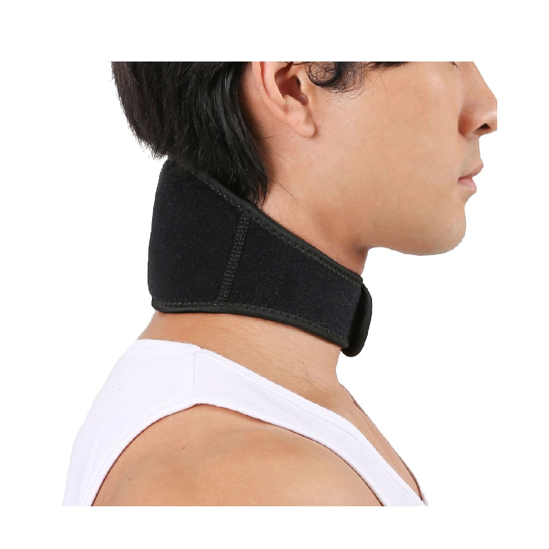 Soportes para el Cuello con Autocalentamiento Terapia Magnética Turmalina Cinturón 6275 Todo Fit