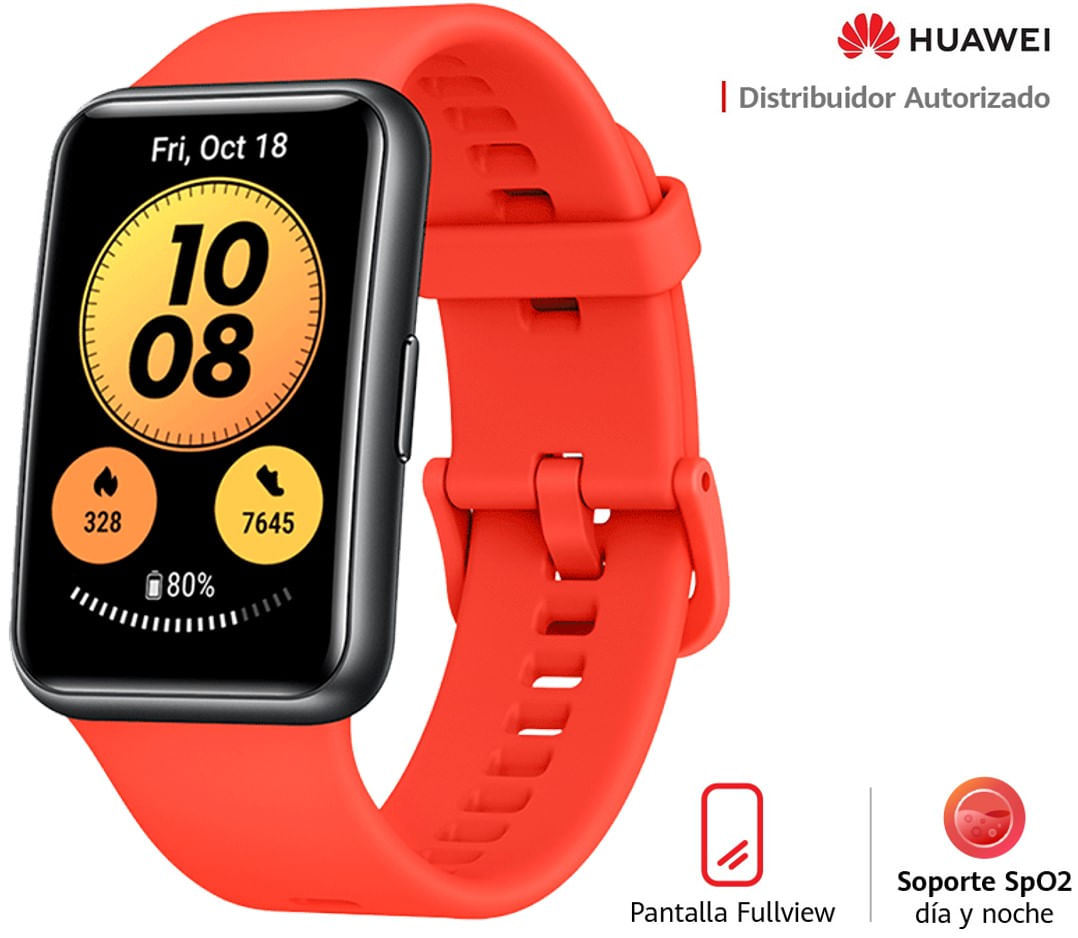 Smartwatch Huawei Watch Fit New 1.64'' - Pomelo Red | Knasta Chile