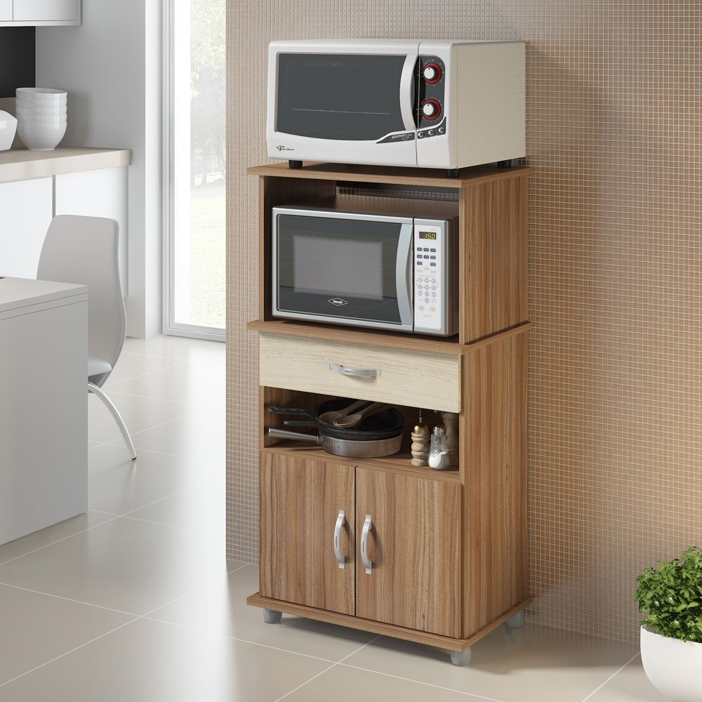 Mueble de Cocina para Microondas Dalma Color Marrón - Promart