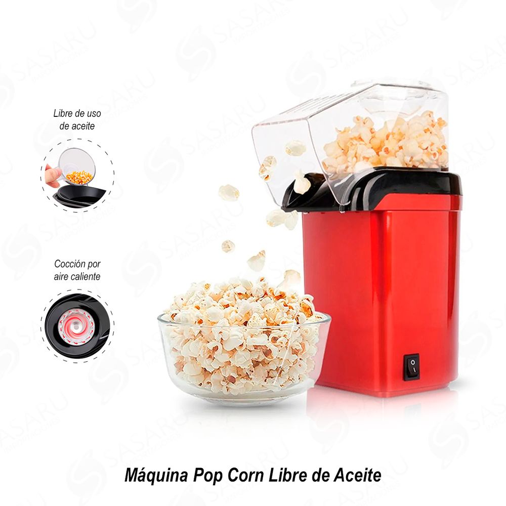 Máquina de popcorn Rojo