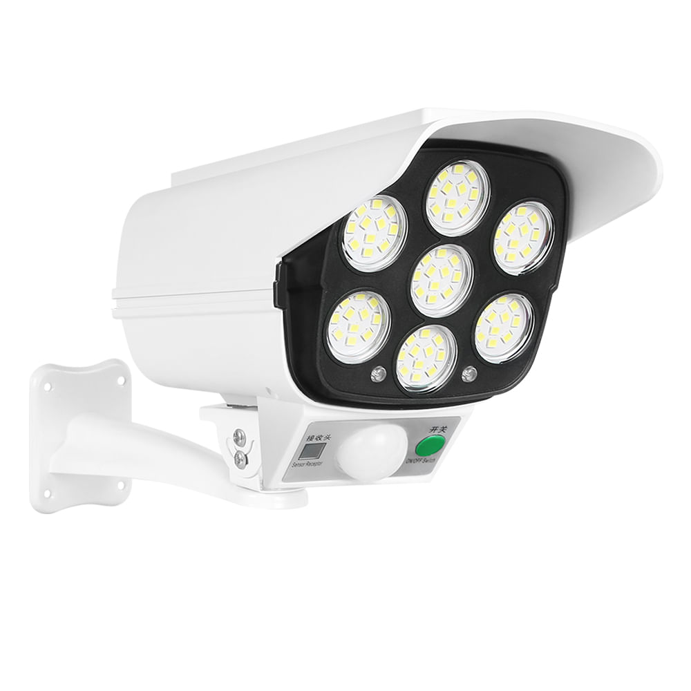 Lampara Led con Panel Solar y Sensor de Movimiento + Control