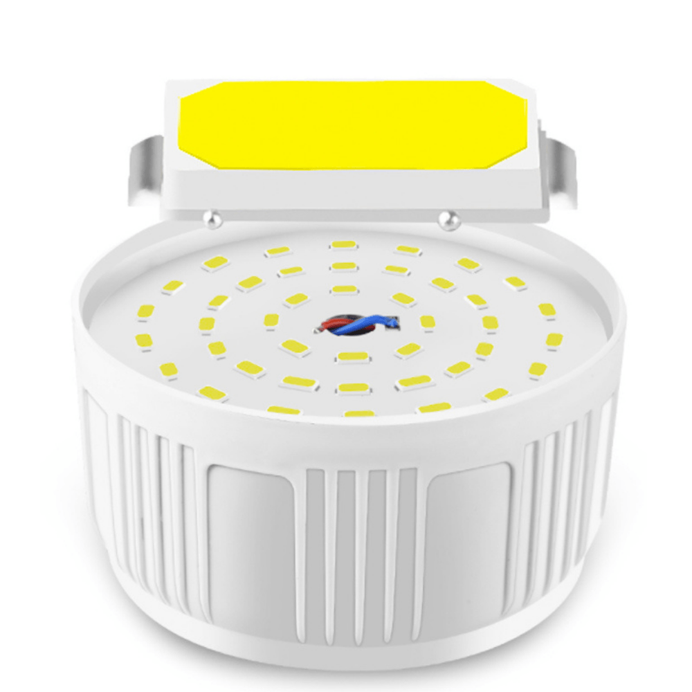 Lampara De Emergencia Led Solar Y Recargable Portatil 5 Niveles De Luz Promart 5229