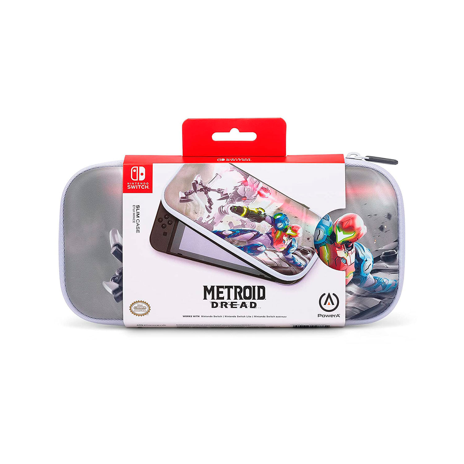 Estuche Protector Case Powera Nintendo Swicth Oled Metroid Dread