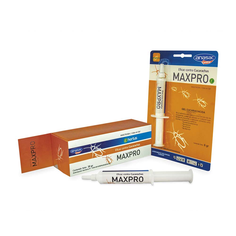 Insecticida en Gel Hortus Maxpro 6 g para Cucarachas