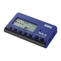 Metrónomo KORG MA-2-BLBK Azul