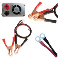 Cable Adaptador Pinzas Cocodrilo 50A para Bateria Inversor de Corriente