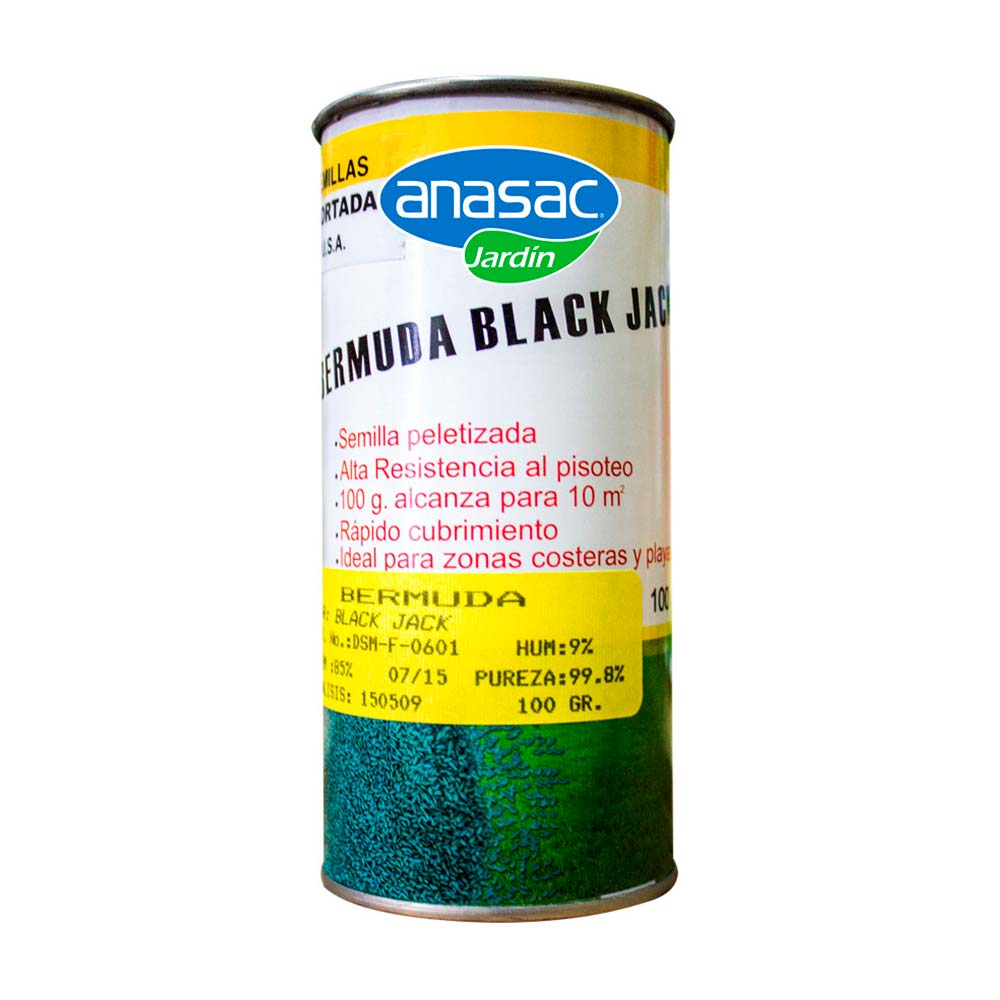 Semilla Grass Bermuda Black Jack 100 gramos Hortus