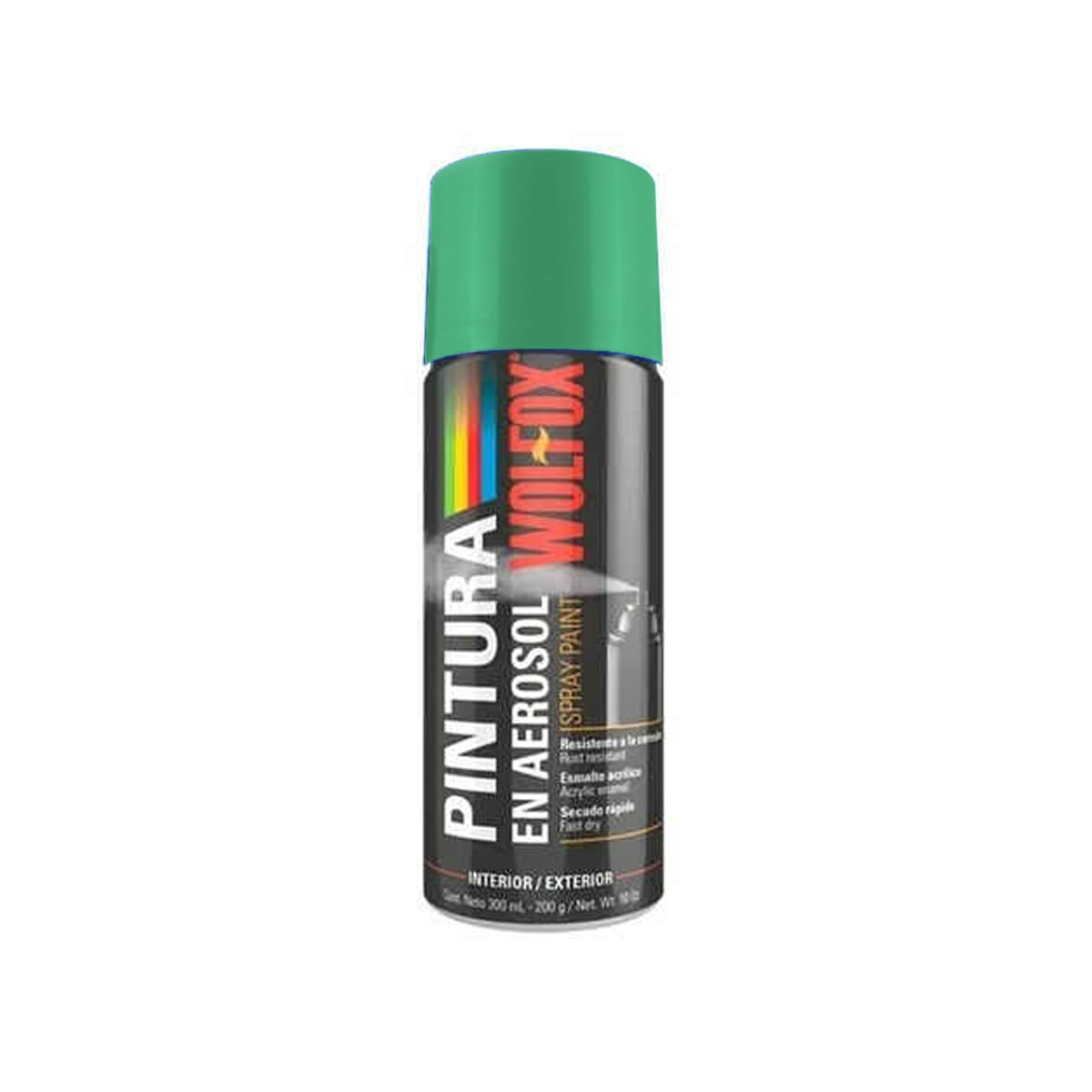 Pintura en aerosol 300ml verde fresco WF0689 Wolfox