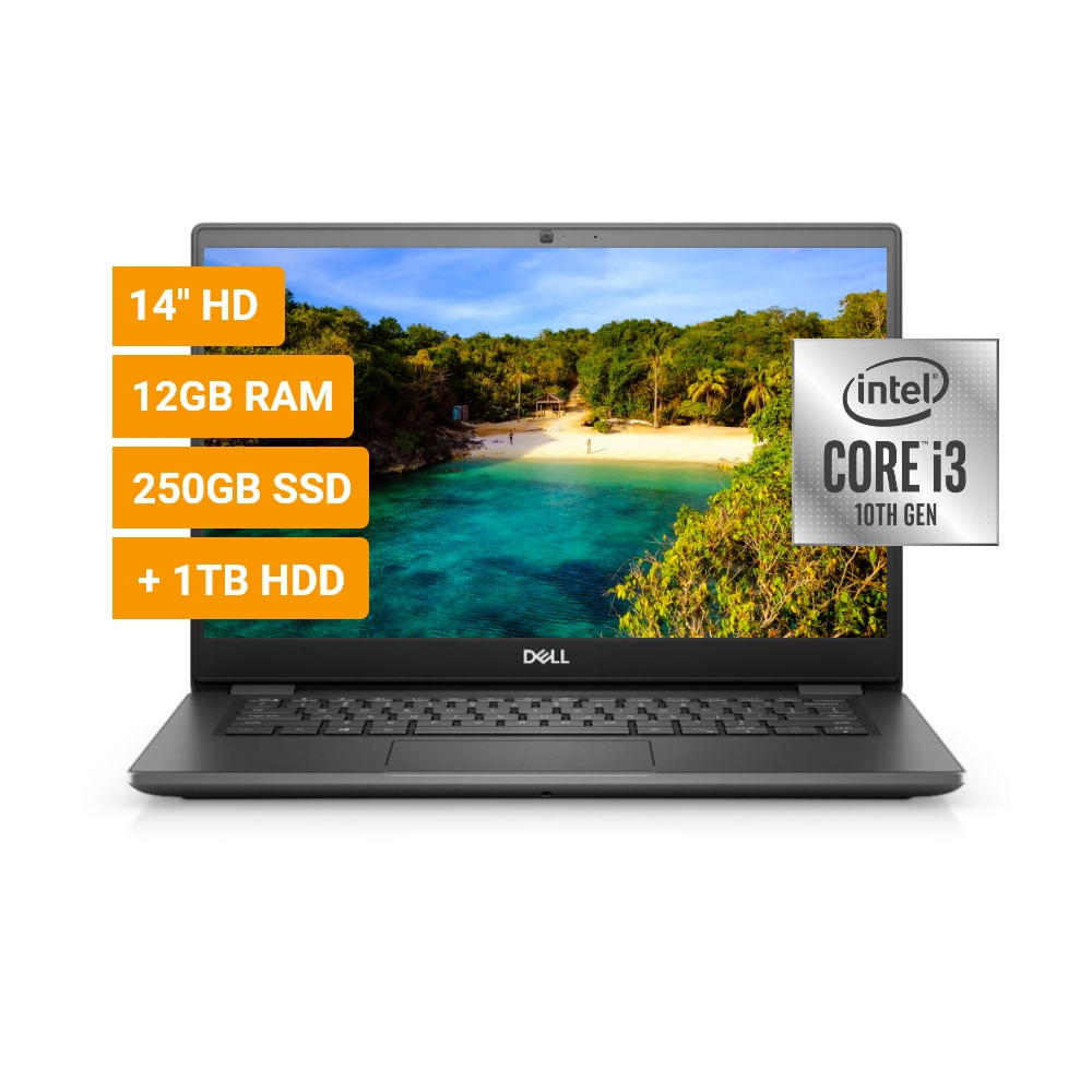 Laptop Dell Latitude 3410 Core i3-10110U 12GB RAM 250GB SSD | Knasta Perú