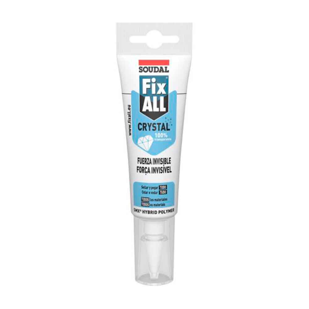 Adhesivo Fix All Crystal x 125ml Soudal
