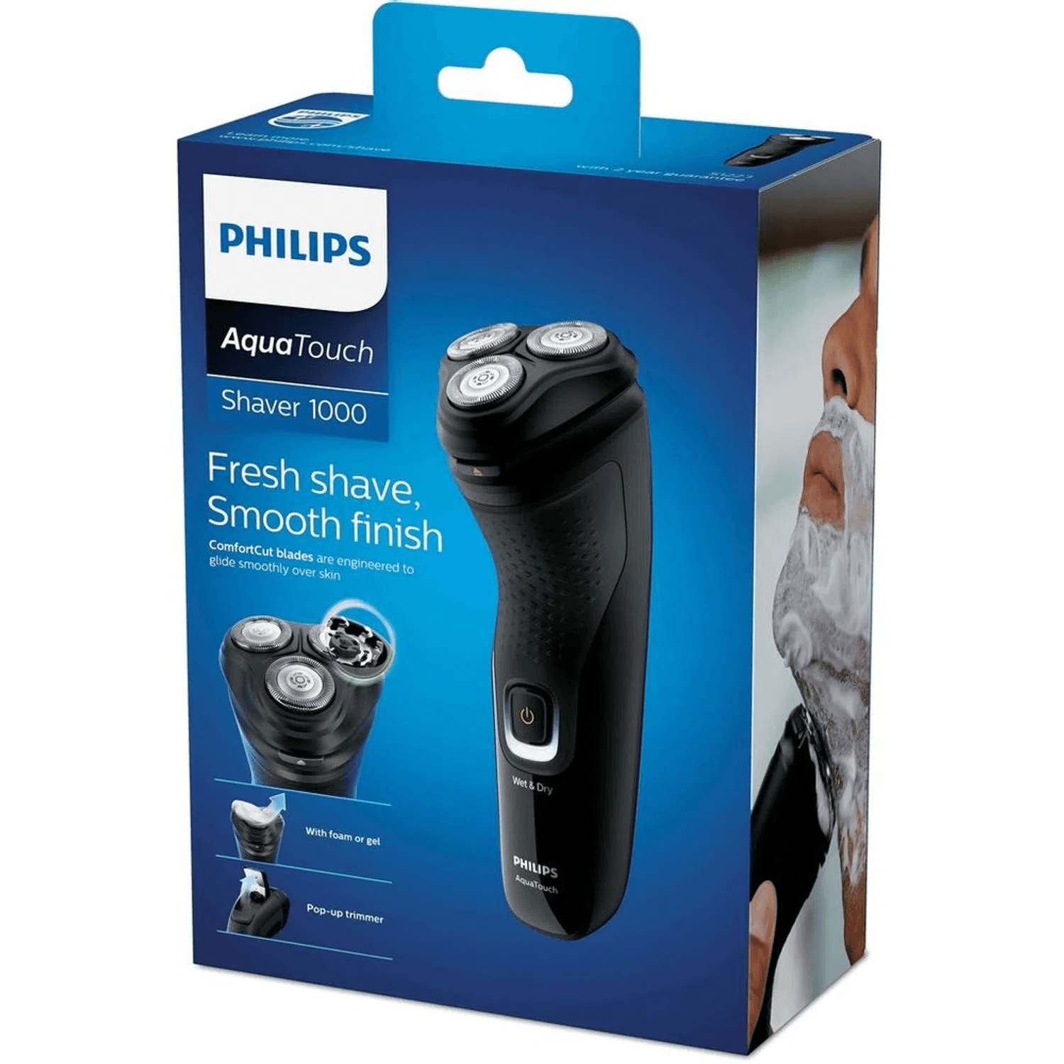 Afeitadora Philips S1223 Resistente al Agua con Patillero