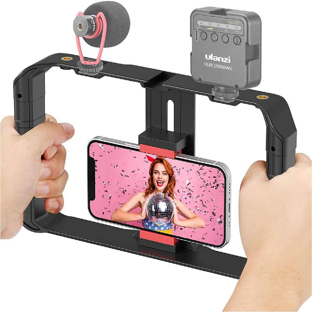 Cage smartphone Ulanzi U-Ring + objectif grand angle 16mm