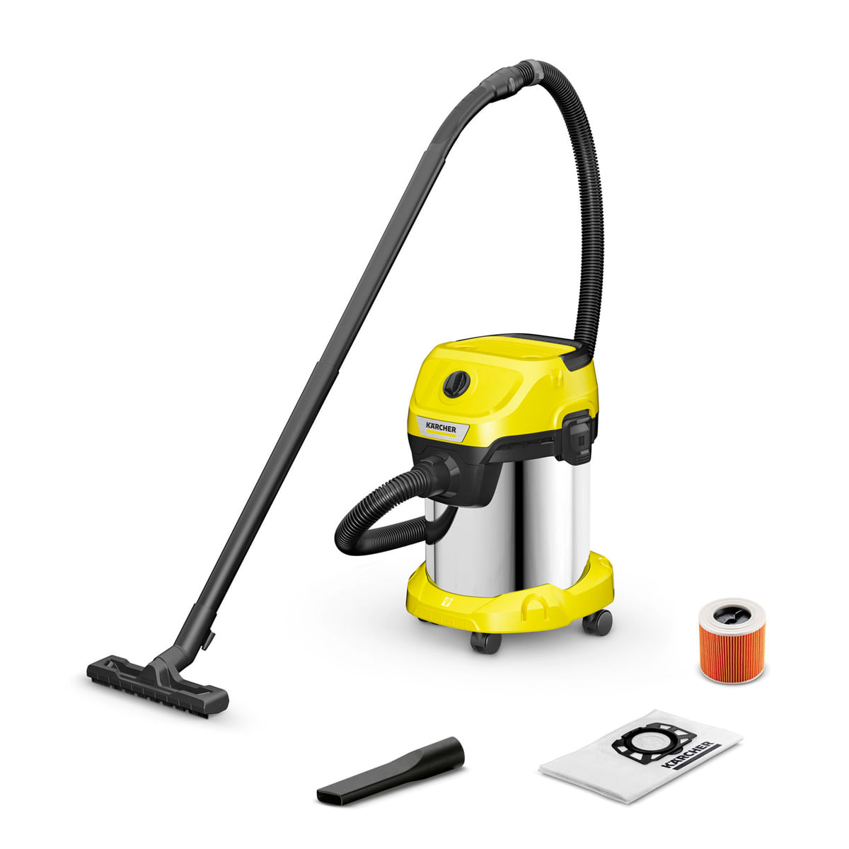 Aspiradora/Sopladora Multiproposito para Seco y Liquido 17 L 1000W Karcher WD3 S V-17/4/20