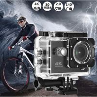 Cámara Gopro Ultra HD 4K Wifi de Acción Deporte Acuático RYAN Negro