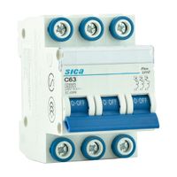 Interruptor Termomagnético Trifásico 63A Sica Tecnología Alemana